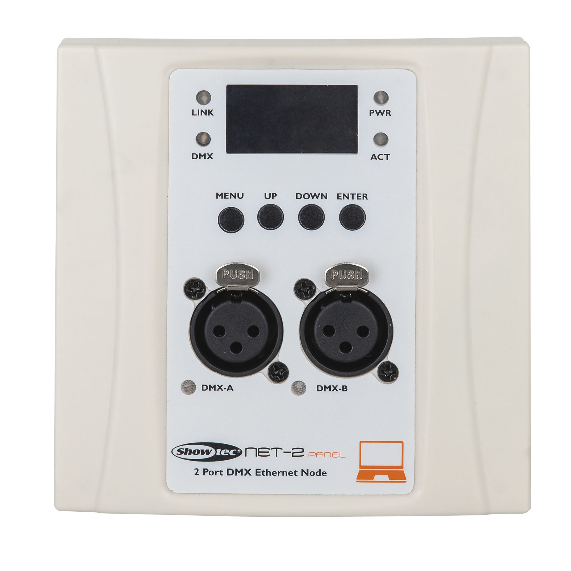 Showtec NET-2 Panel 3-pin - white housing 3 poli - bianco