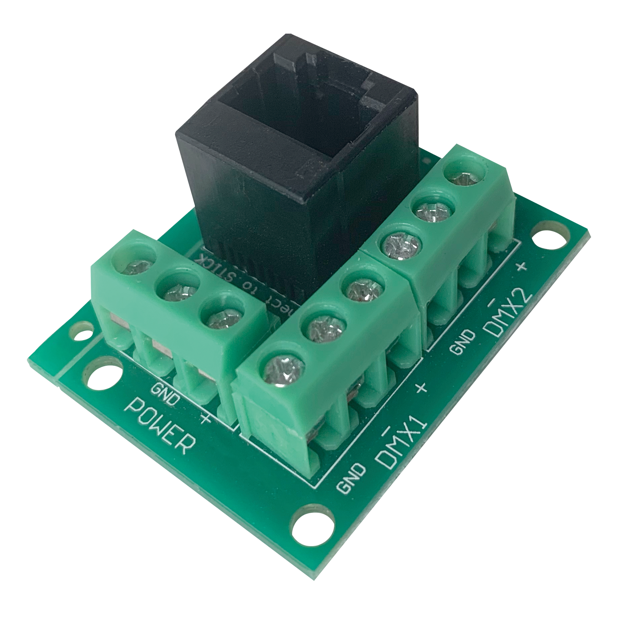 NICOLAUDIE ARCHITECTURAL RJ45 to Screw Terminal adapter for Nicolaudie Stick series per la serie Stick Nicolaudie
