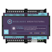 NICOLAUDIE ARCHITECTURAL DINA - DR2 DIN-rail-mounted, advanced lighting controller Controller avanzato per l’illuminazione montato su guida DIN