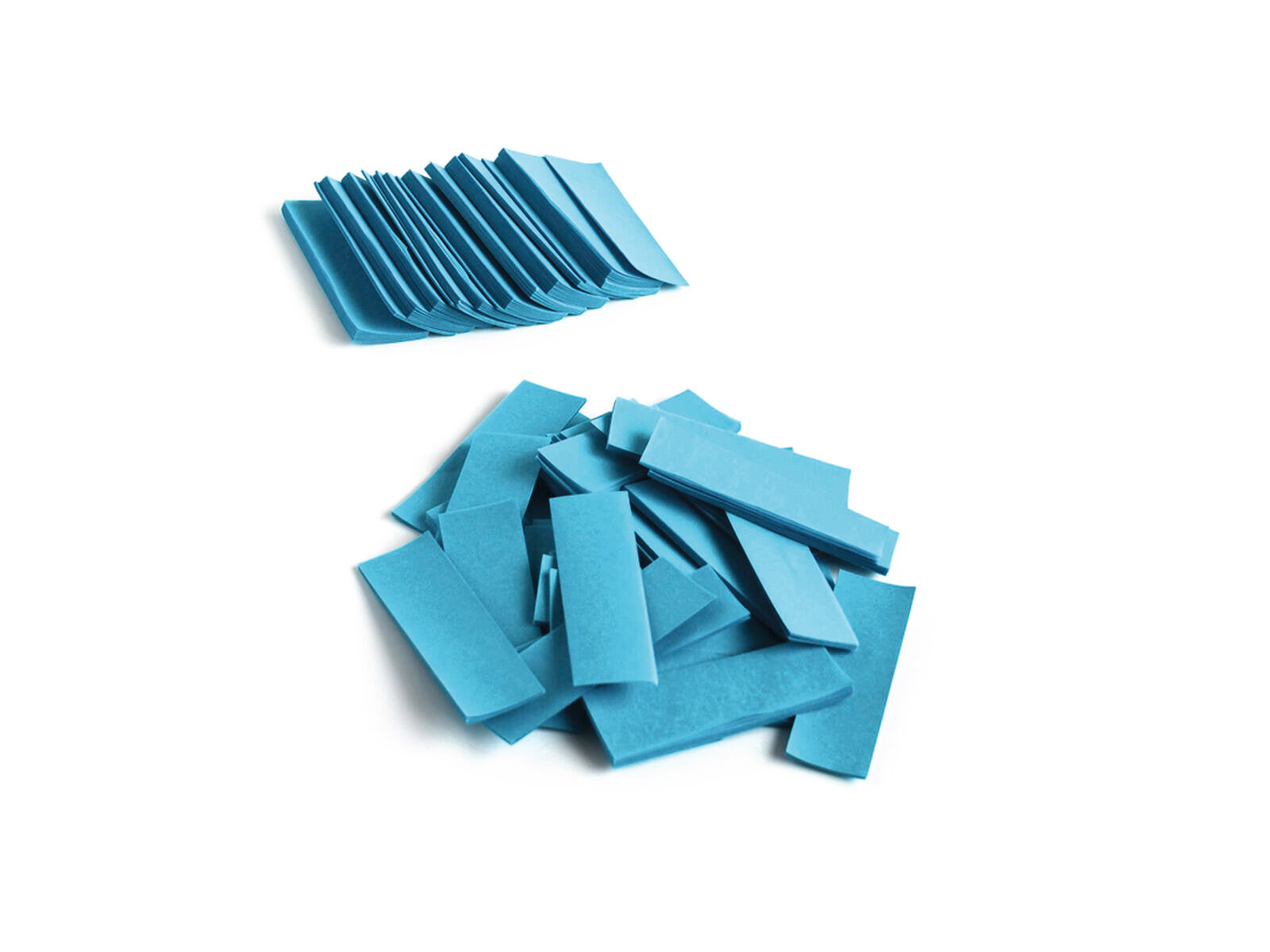 TCM FX Slowfall Confetti rettangolare 55x18mm, azzurro, 1kg