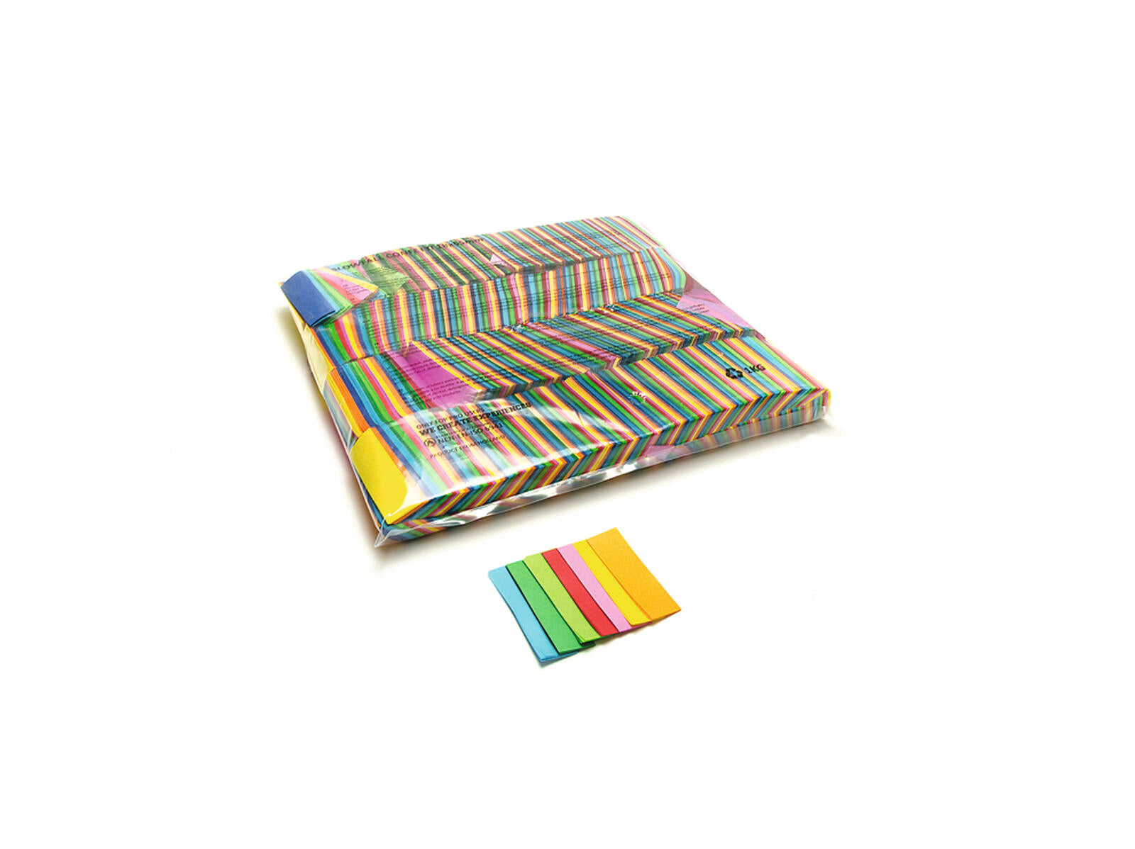 TCM FX Slowfall Confetti rettangolare 55x18mm, multicolore, 1kg