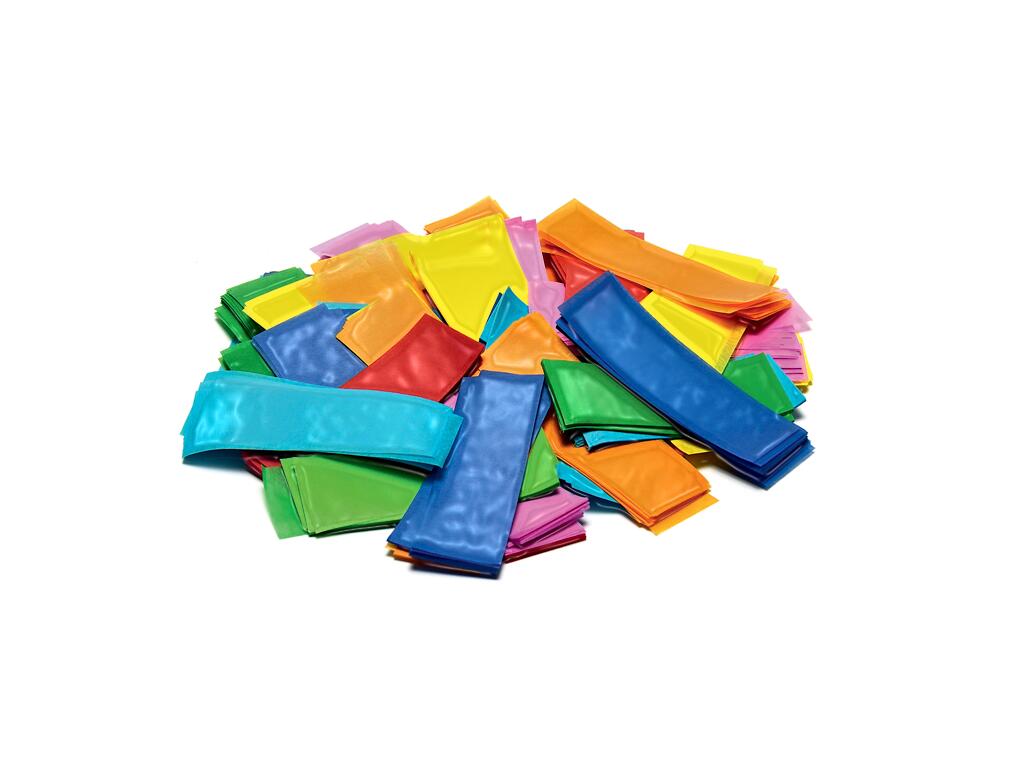 TCM FX Coriandoli Metallici rettangolari 55x18mm, multicolore, 1kg