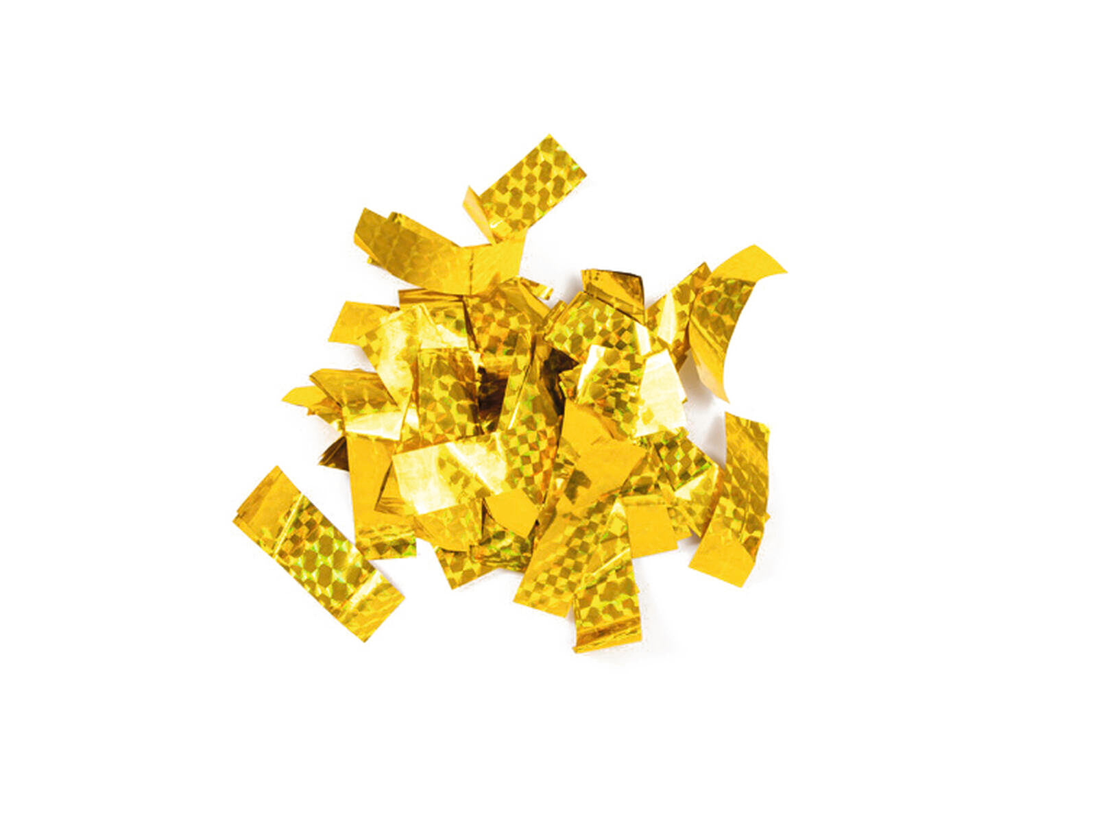 TCM FX Metallic Confetti rettangolare 55x18mm, oro, effetto laser, 1kg