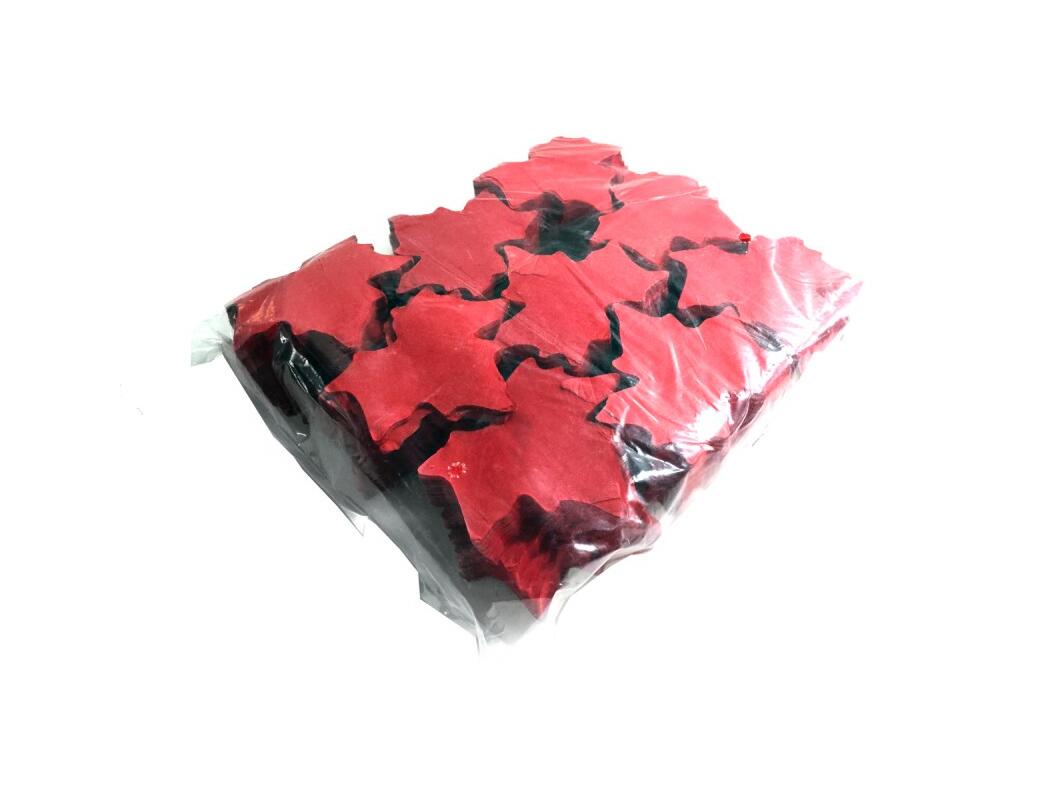 TCM FX Slowfall Confetti Foglie d'Acero 100x100mm, rosso, 1kg