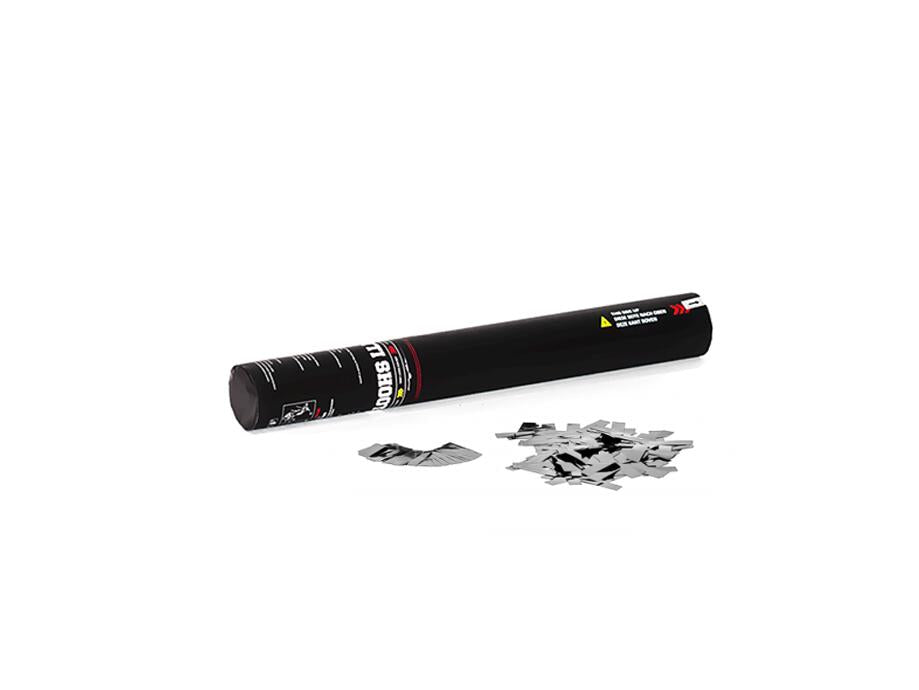 TCM FX Cannone Spara Coriandoli Portatile 28cm, argento