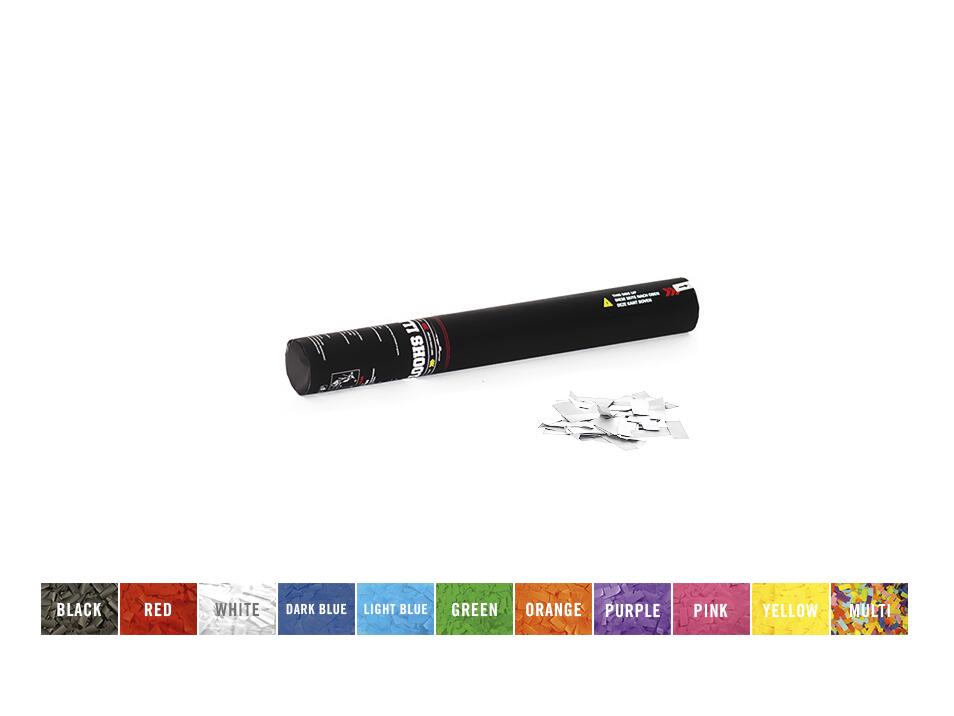 TCM FX Cannone a Coriandoli Portatile 50cm, bianco