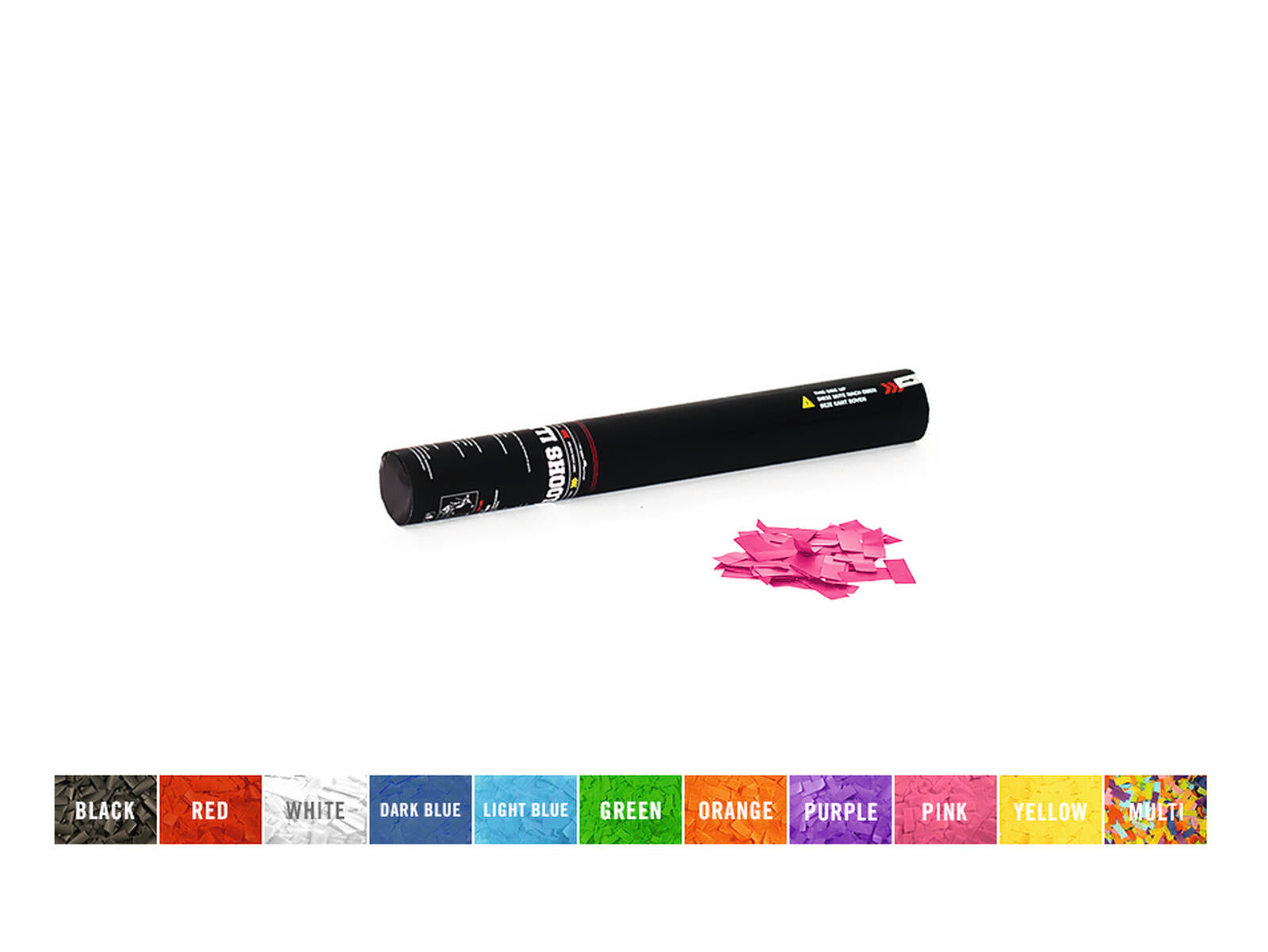 TCM FX Cannone Spara Coriandoli Portatile 50cm, rosa
