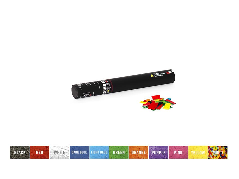 TCM FX Cannone Spara Coriandoli Portatile 50cm, multicolore