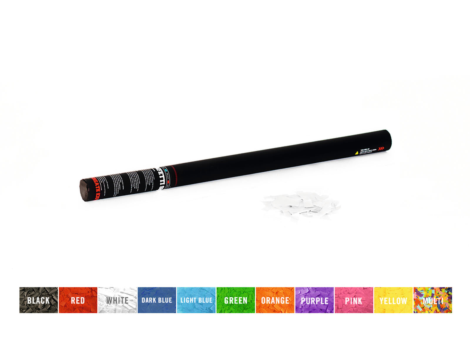 TCM FX Cannone Spara Coriandoli Manuale 80cm, bianco