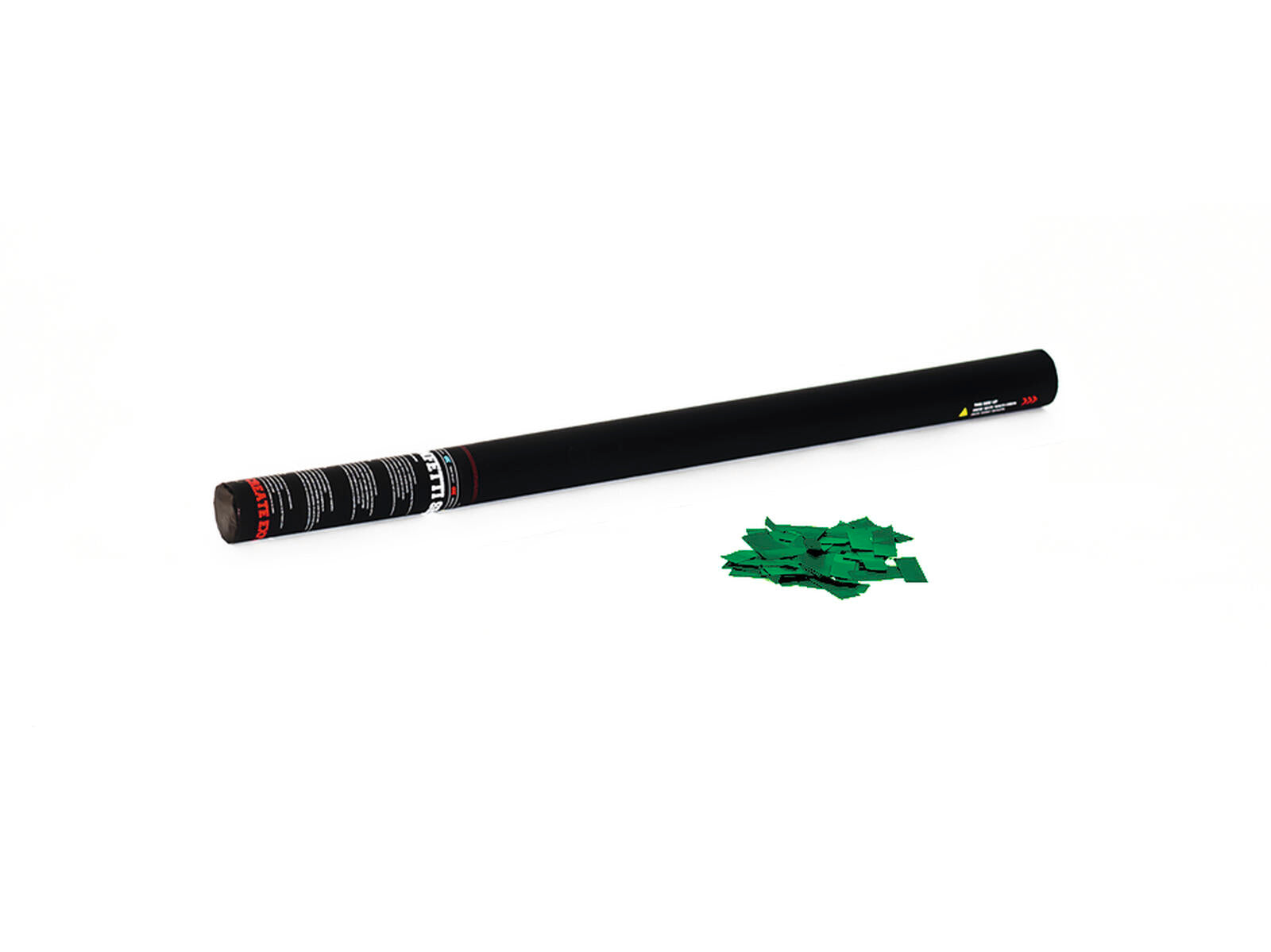 TCM FX Cannone Coriandoli Portatile 80cm, verde scuro