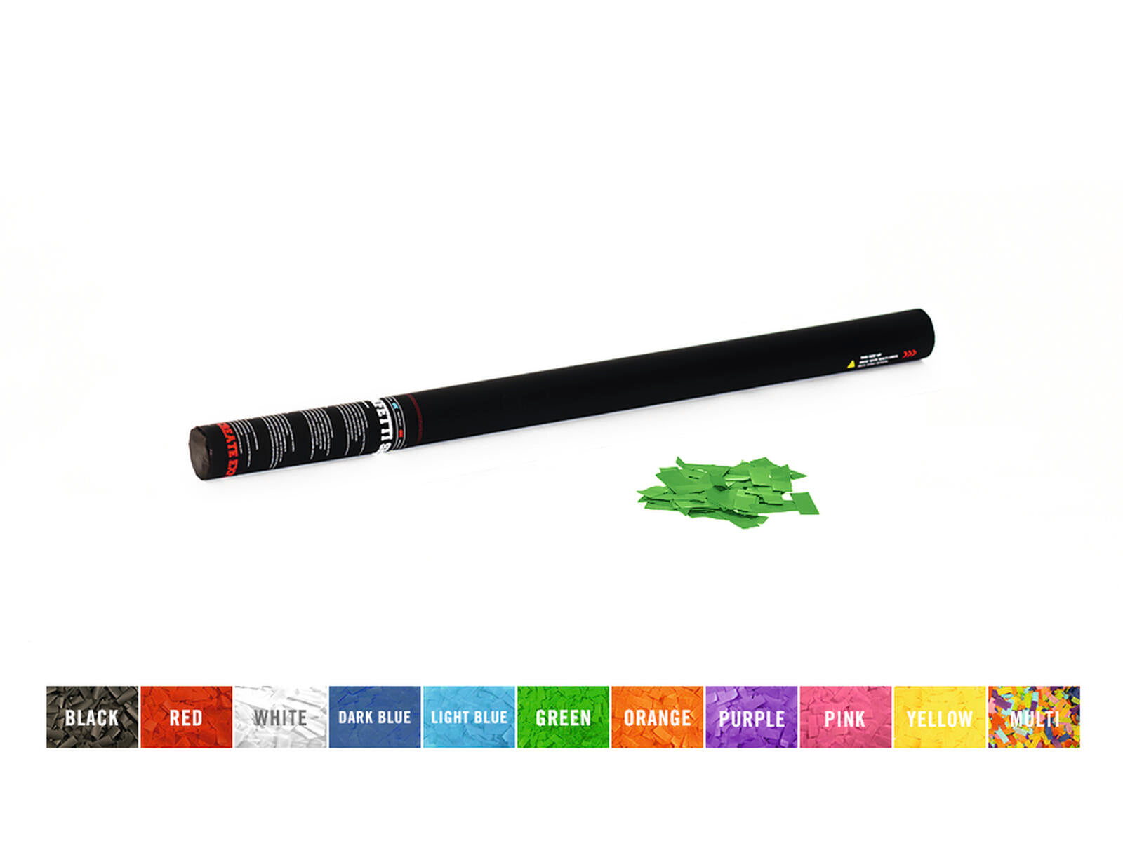TCM FX Cannone Spara Coriandoli Portatile 80cm, verde chiaro