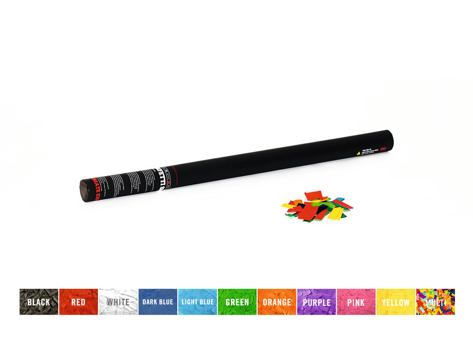 TCM FX Cannone di Coriandoli Portatile 80cm, multicolore