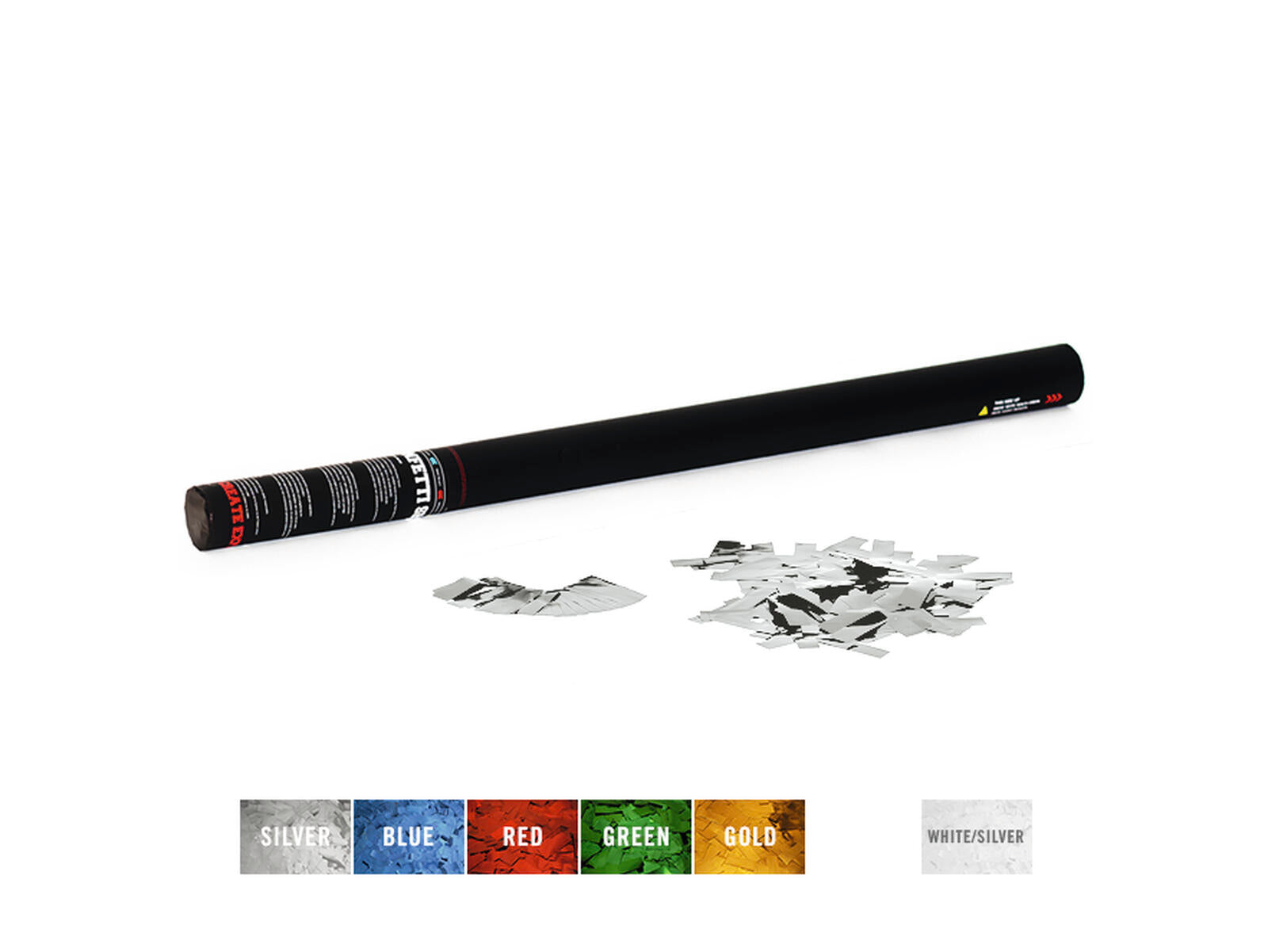 TCM FX Cannone Spara Coriandoli Manuale 80cm, argento