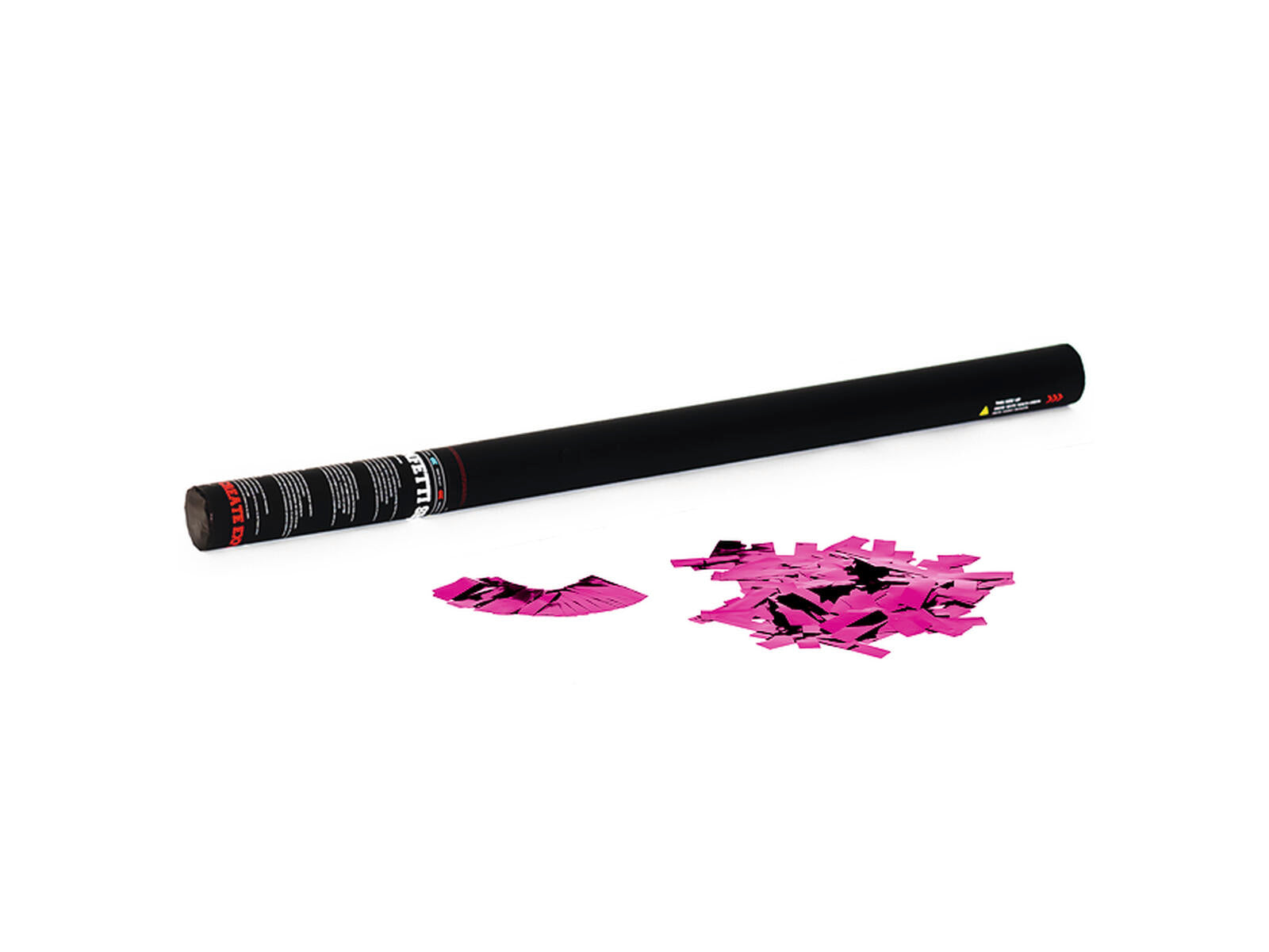 TCM FX Cannone Spara Coriandoli Portatile 80cm, rosa metallizzato