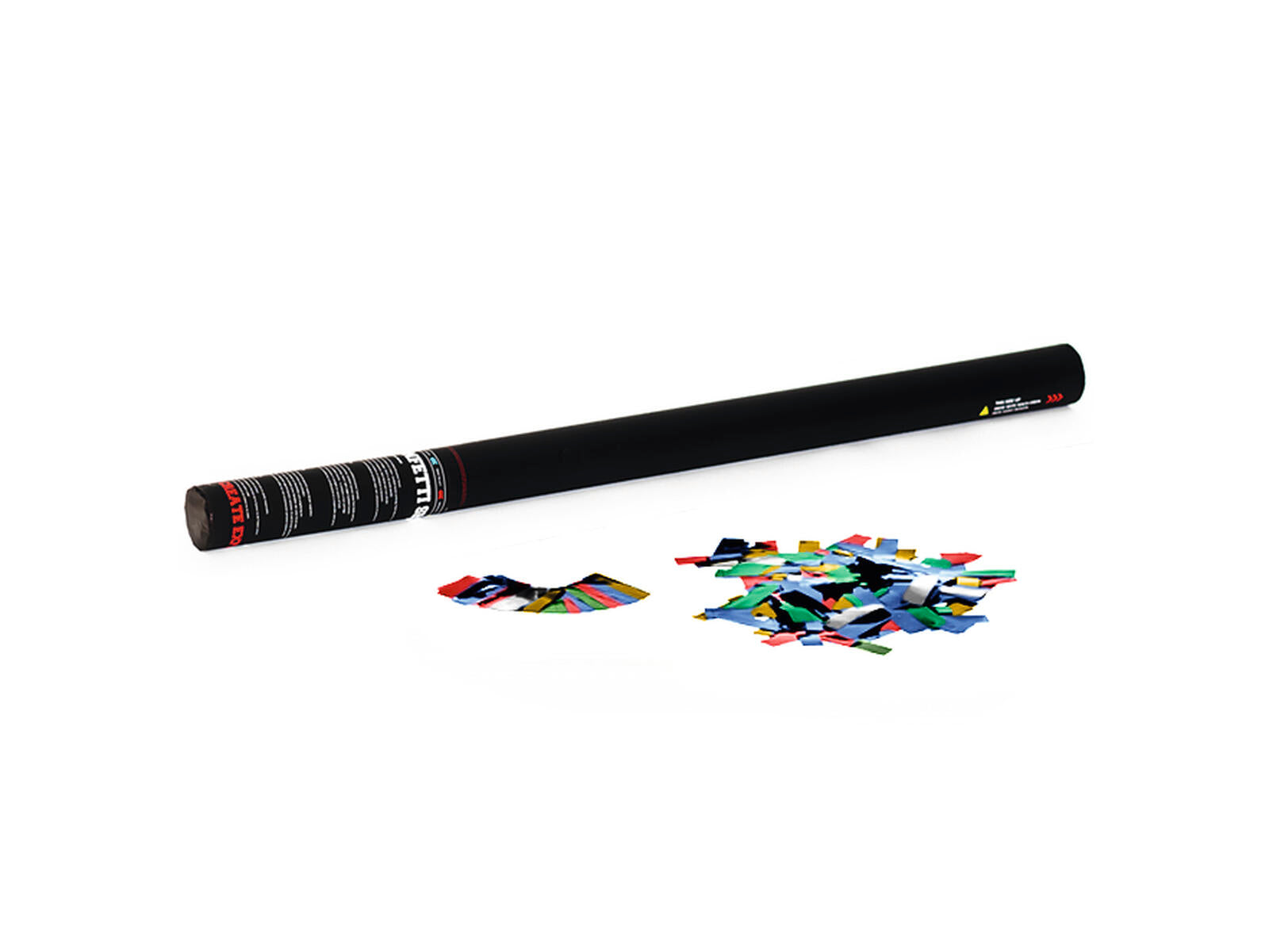 TCM FX Cannone Spara Coriandoli Portatile 80cm, multicolore metallizzato
