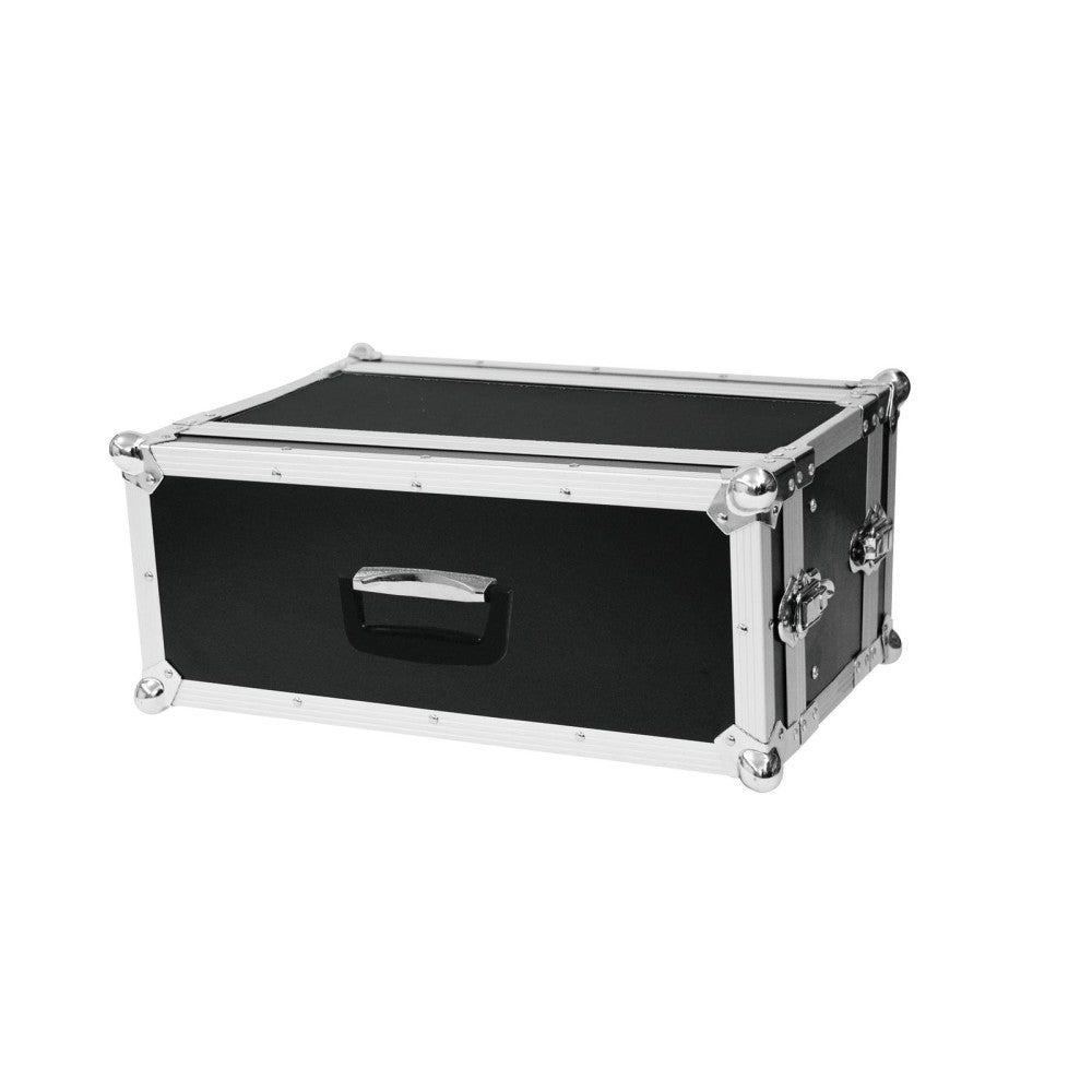 ROADINGER Flightcase in Legno 4 Unità Rack Profondità 24 cm Nero