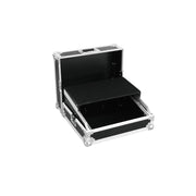 ROADINGER Pro LS-19 Flight case per mixer 19" da 10U con ripiano per Laptop