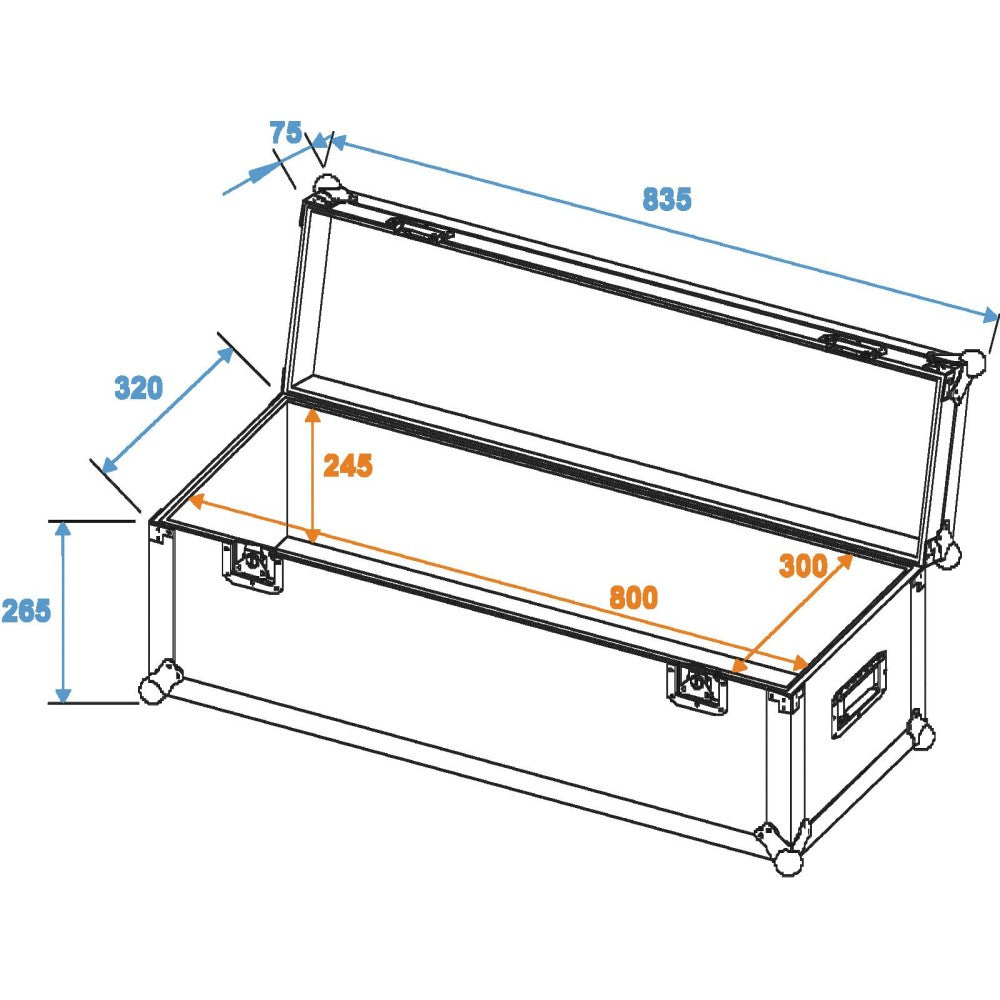 ROADINGER Custodia universale professionale 80x30x30 cm