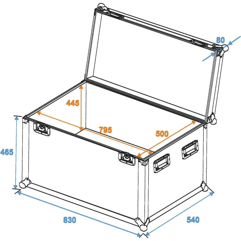 ROADINGER Professional universal case 80x50x50 cm