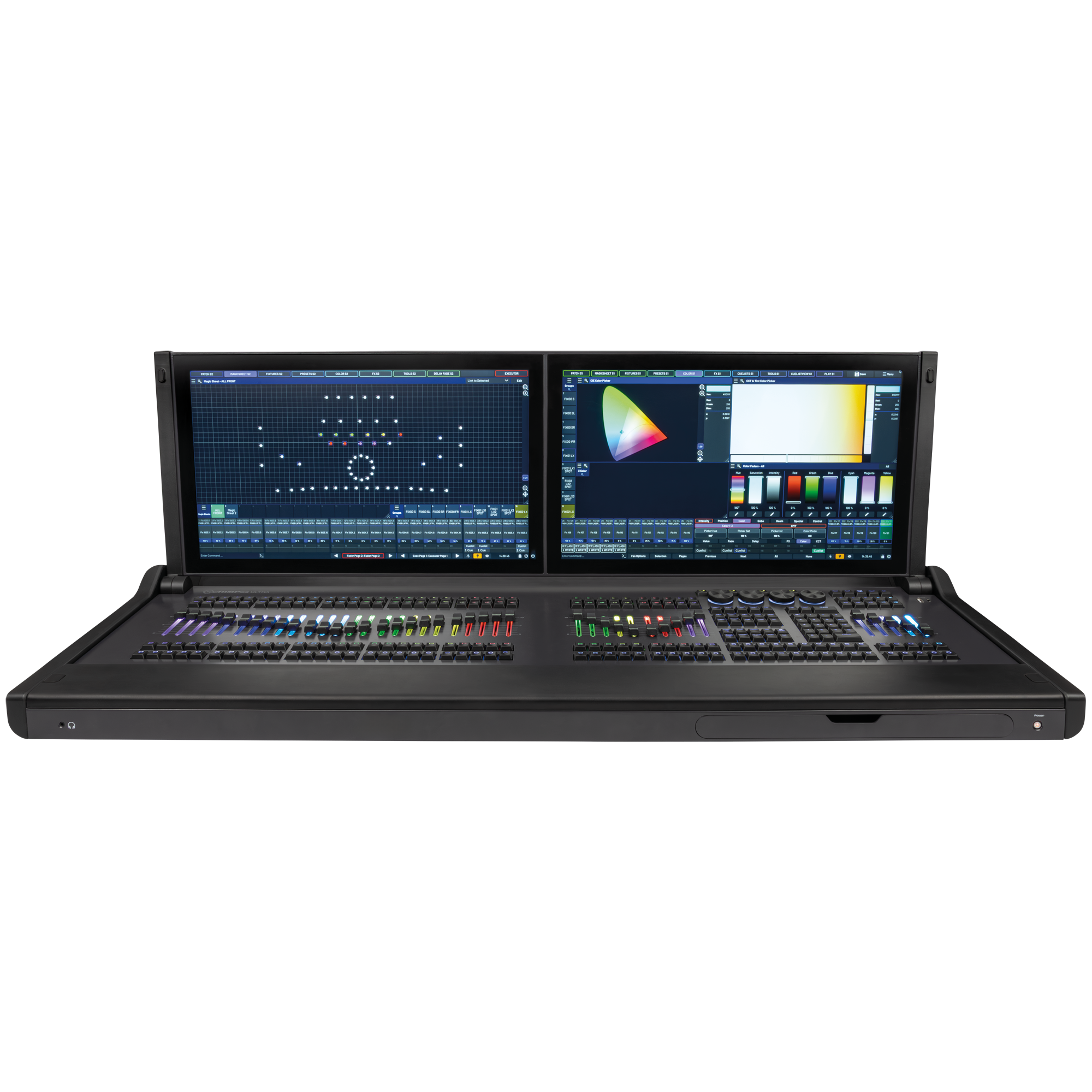 INFINITY CHIMP G3 Ultra Console luci DMX estesa con doppio touchscreen