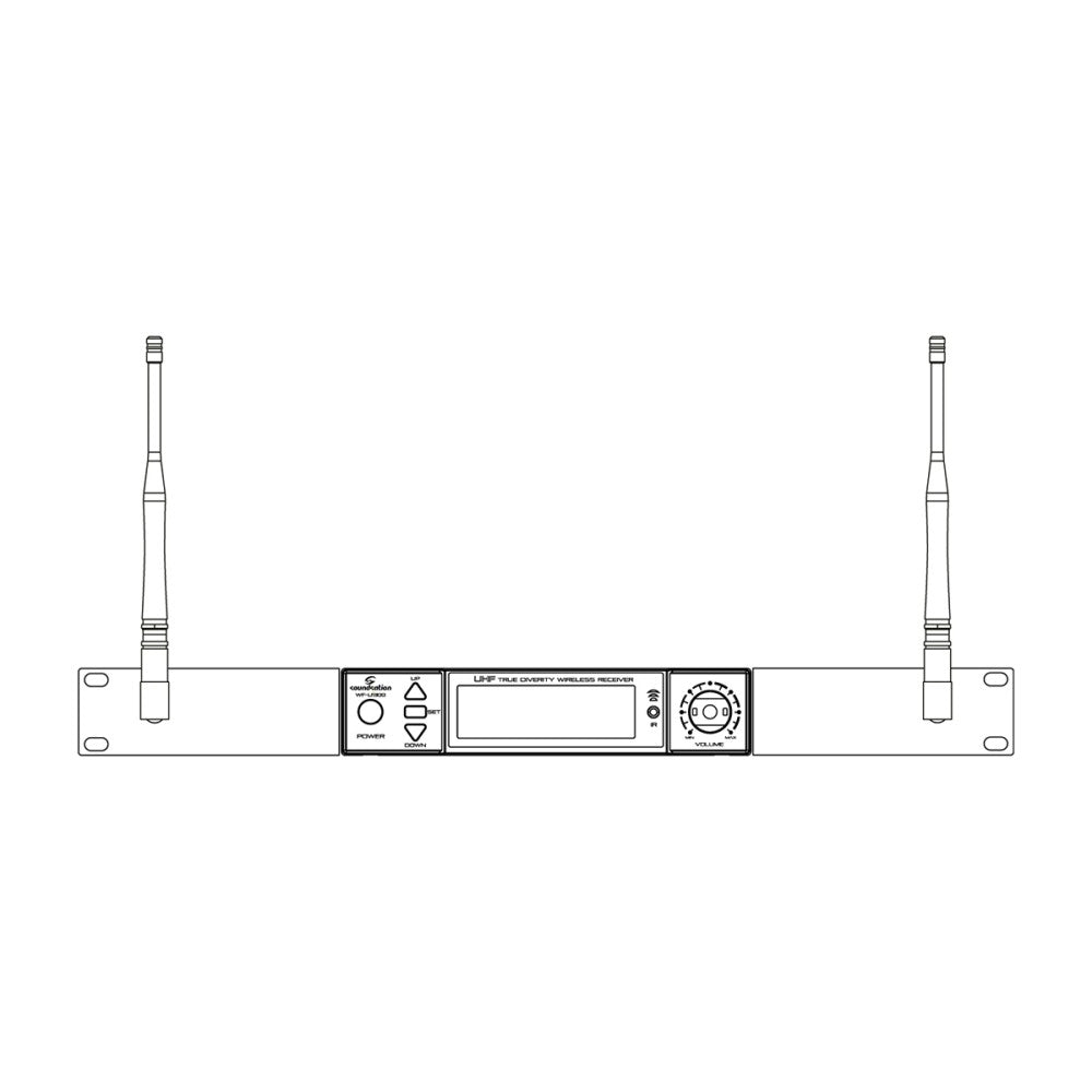 KIT MONT. EN RACK SOUNDSATION WF-RACK KIT1 PARA RADIOMICRÓFONOS WF