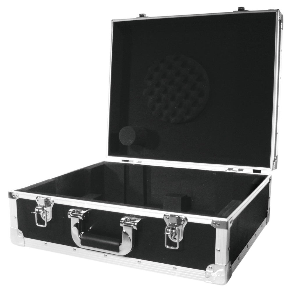 Roadinger Flightcase per Giradischi con Braccio a S Nero