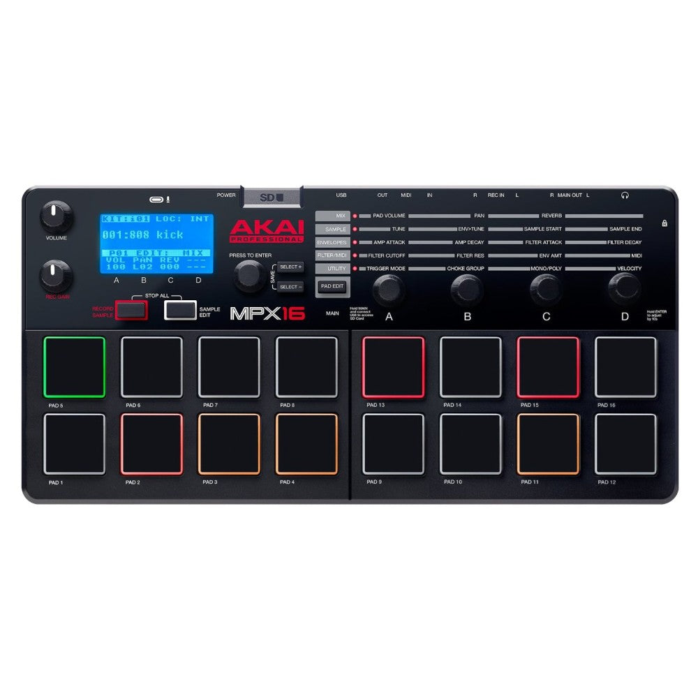 AKAI MPX16 Campionatore Controller Midi Usb