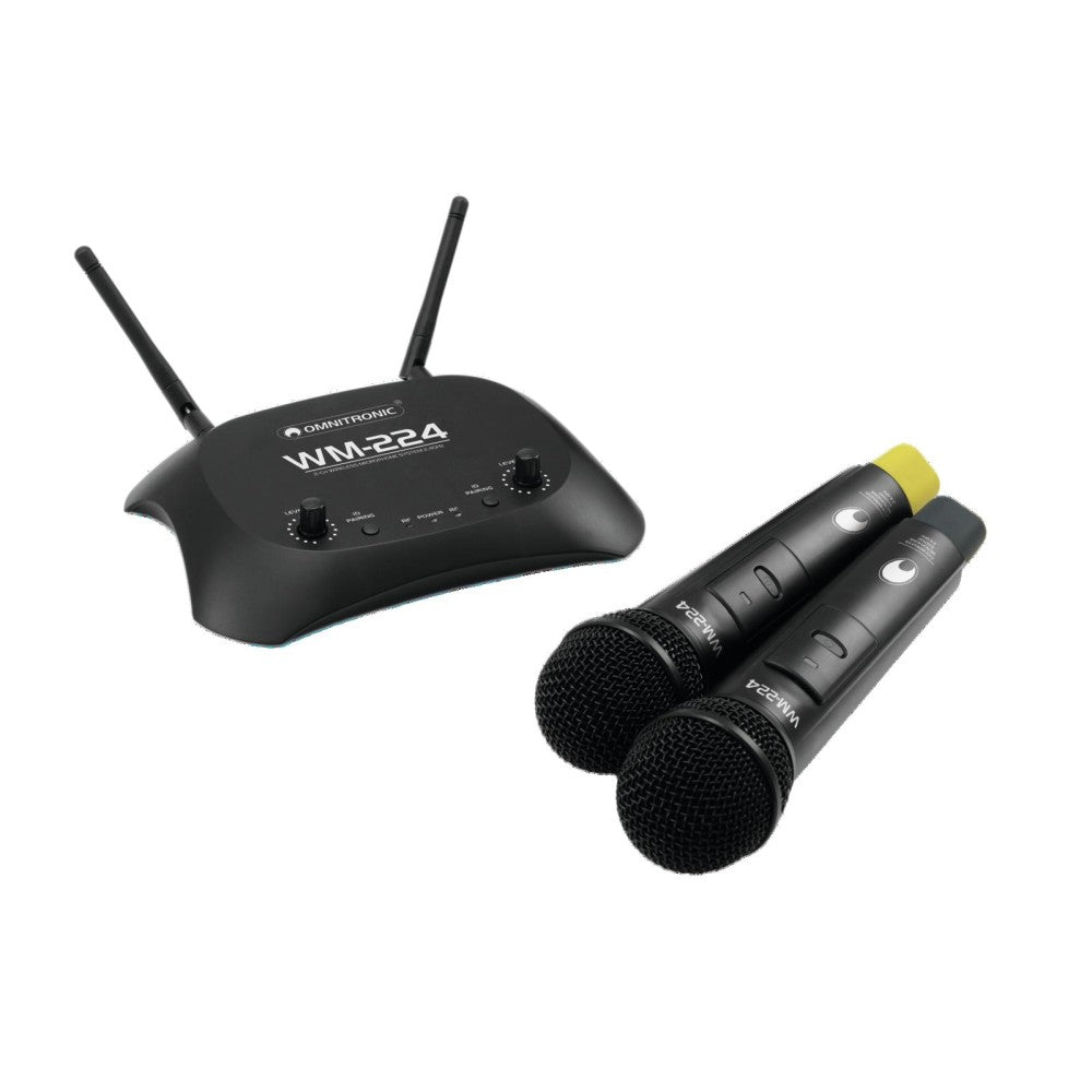 OMNITRONIC WM-224 Sistema microfono wireless a 2 canali