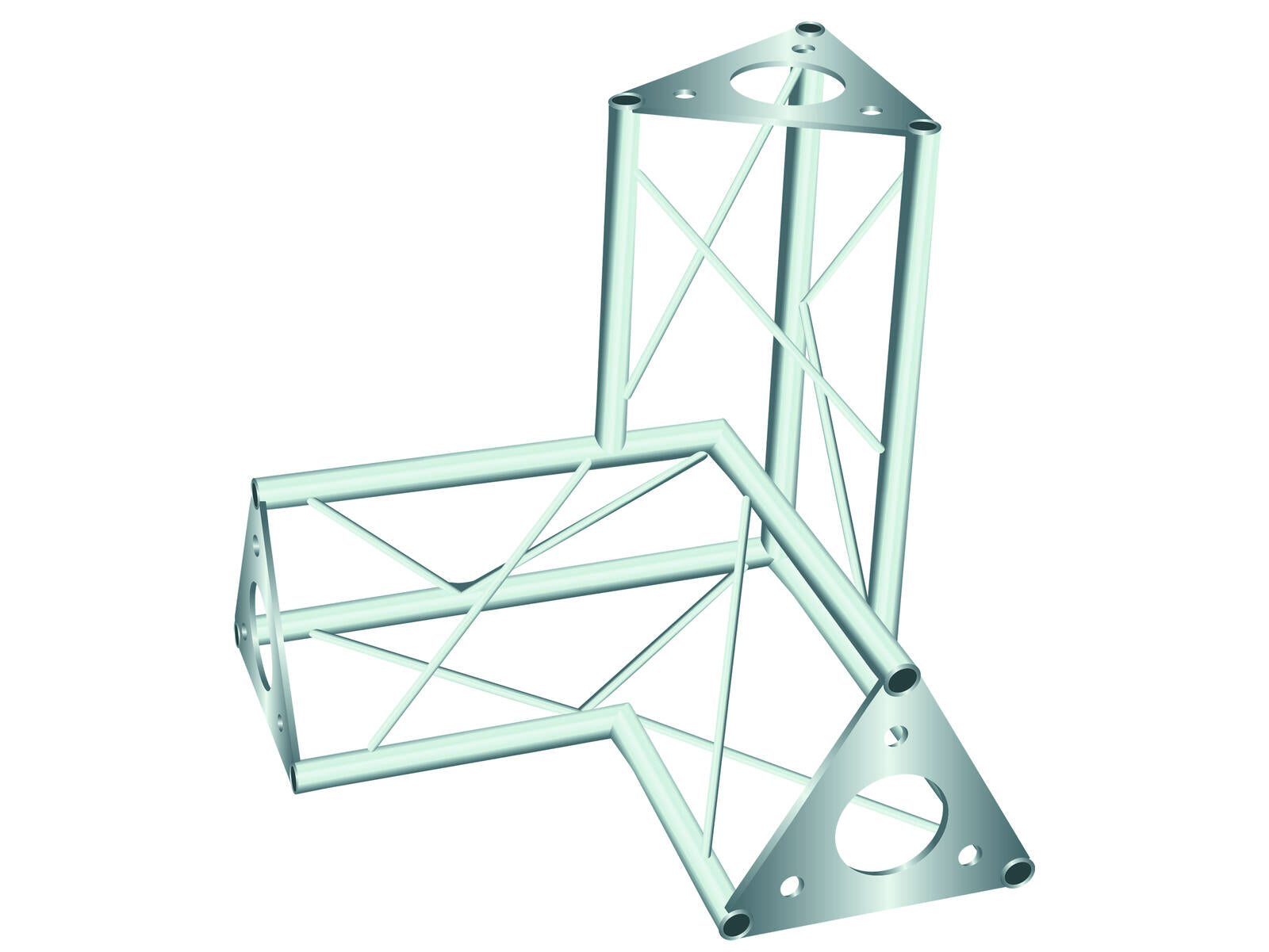 DECOTRUSS SAL-33 Corner 3-way / right silver