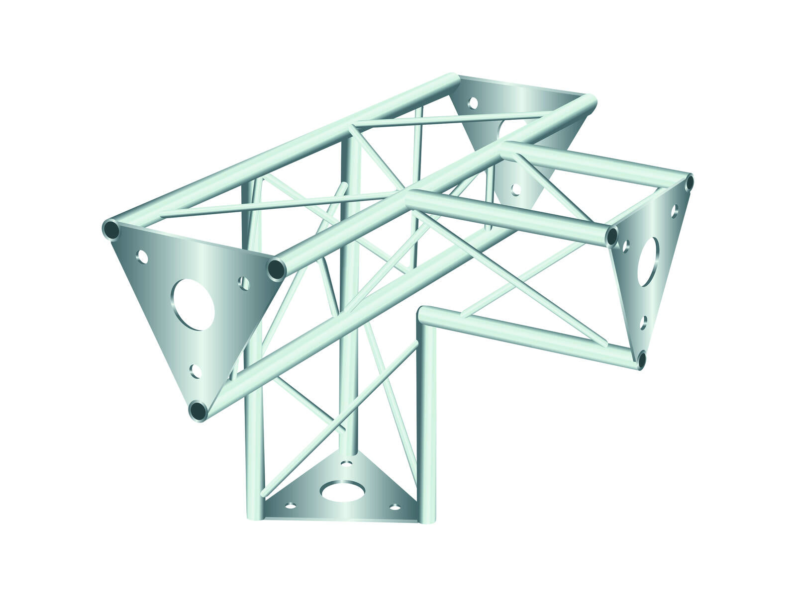 DECOTRUSS SAT-42 pezzo a 4 vie / argento