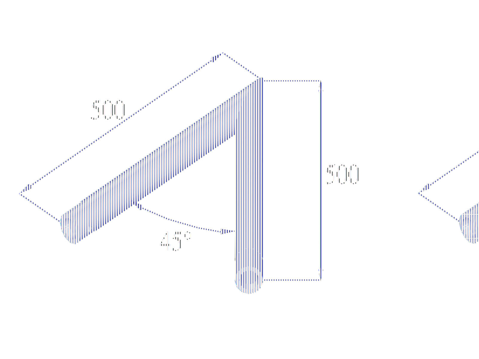 ALUTRUSS SINGLELOCK SPAC-19 QUICK-LOCK Corner 45°