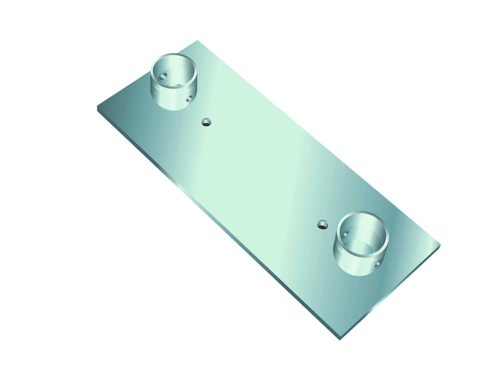 ALUTRUSS DECOLOCK DQ2-WPS Piastra a muro nero