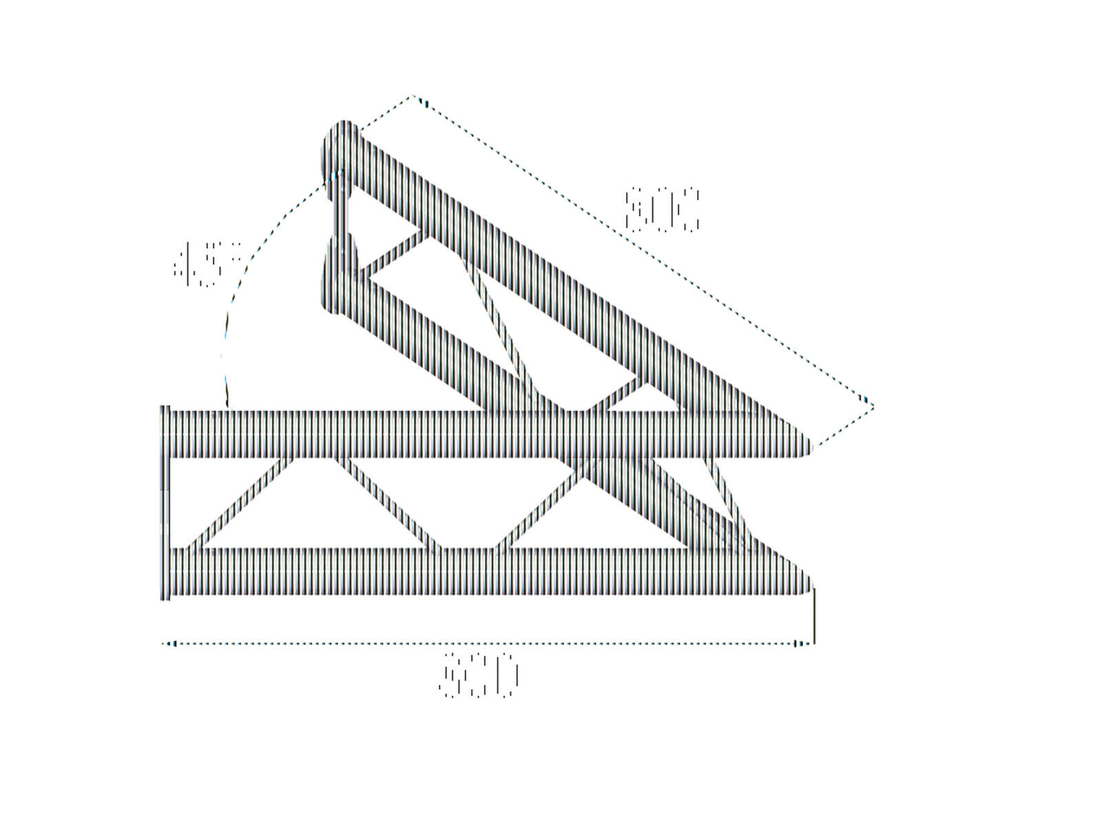 ALUTRUSS BISYSTEM PV-19 2 vie 45° verticale