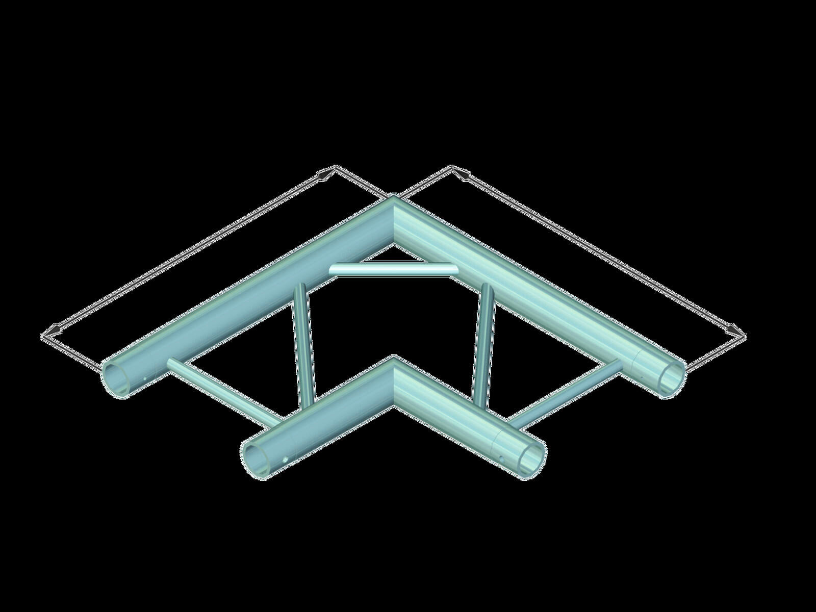 ALUTRUSS DECOLOCK DQ2-PAC21H Angolo a 2 vie 90°