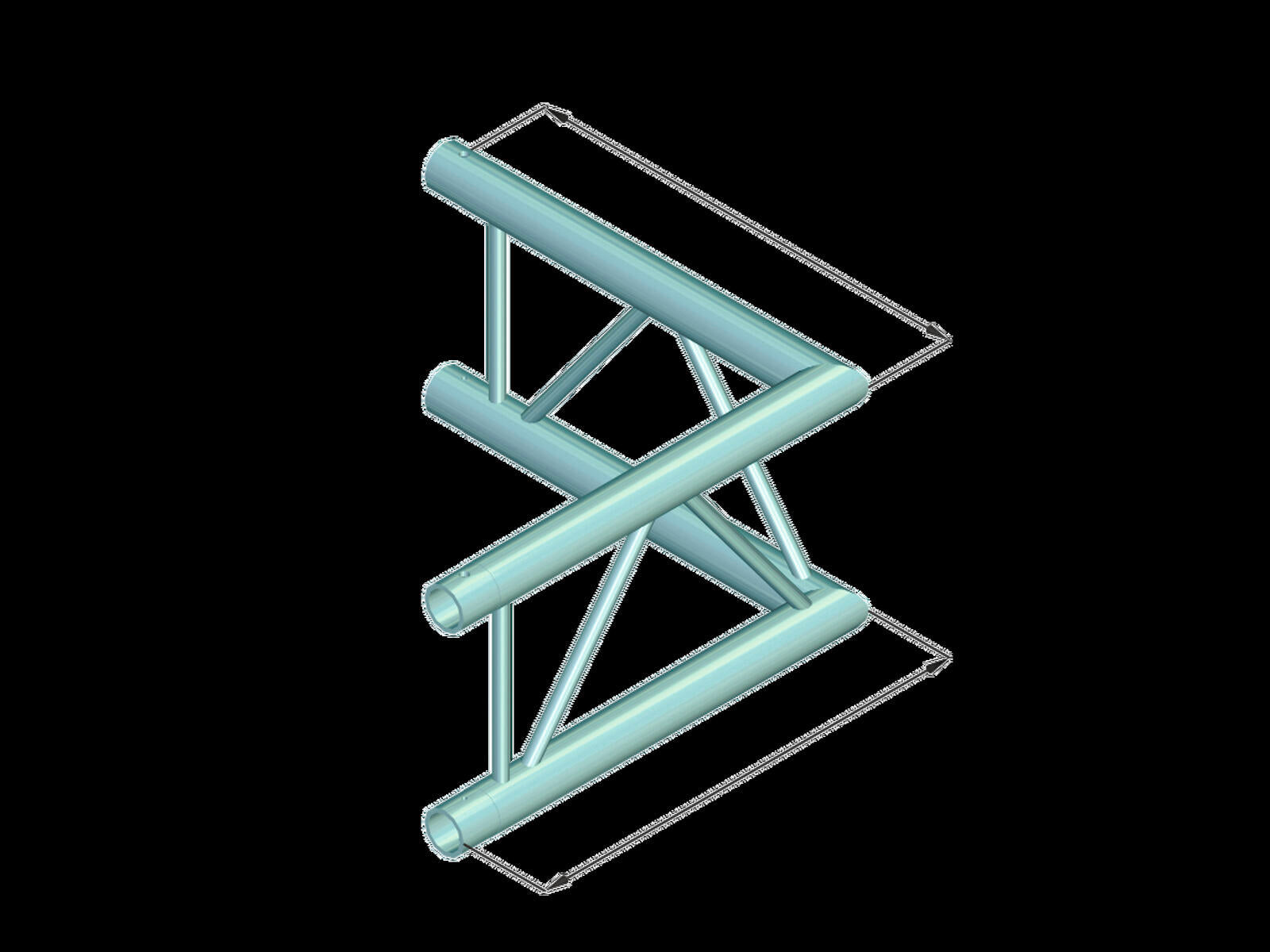 ALUTRUSS DECOLOCK DQ2-PAC21V 2-way 90° corner