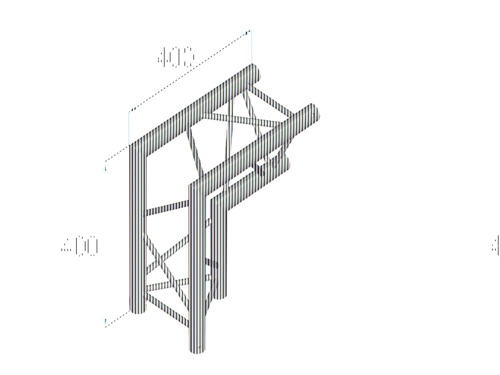 ALUTRUSS DECOLOCK DQ3-PAC25 Angolo a 2 vie 90°
