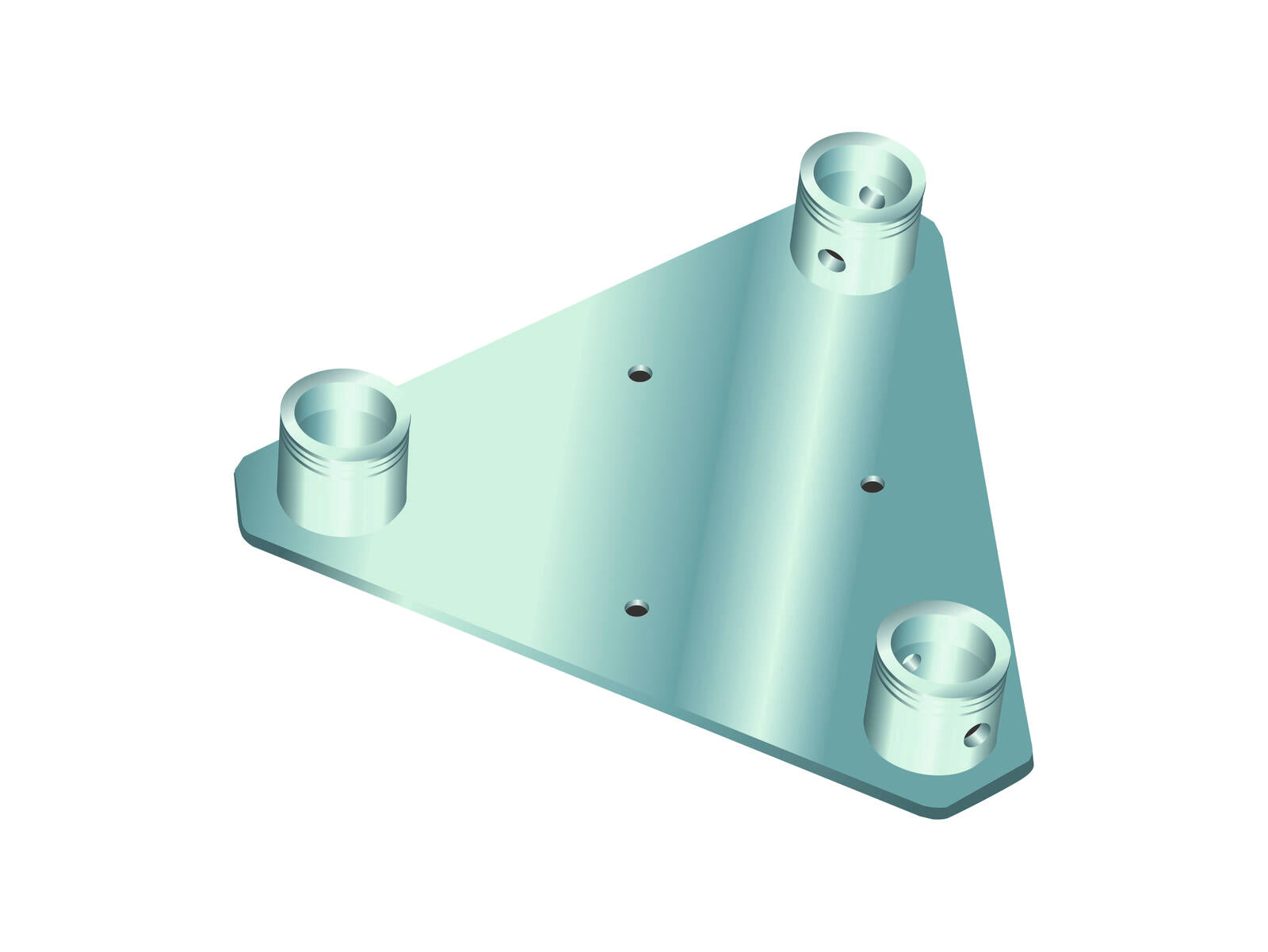 ALUTRUSS DECOLOCK DQ3S-WP Wall Plate bk