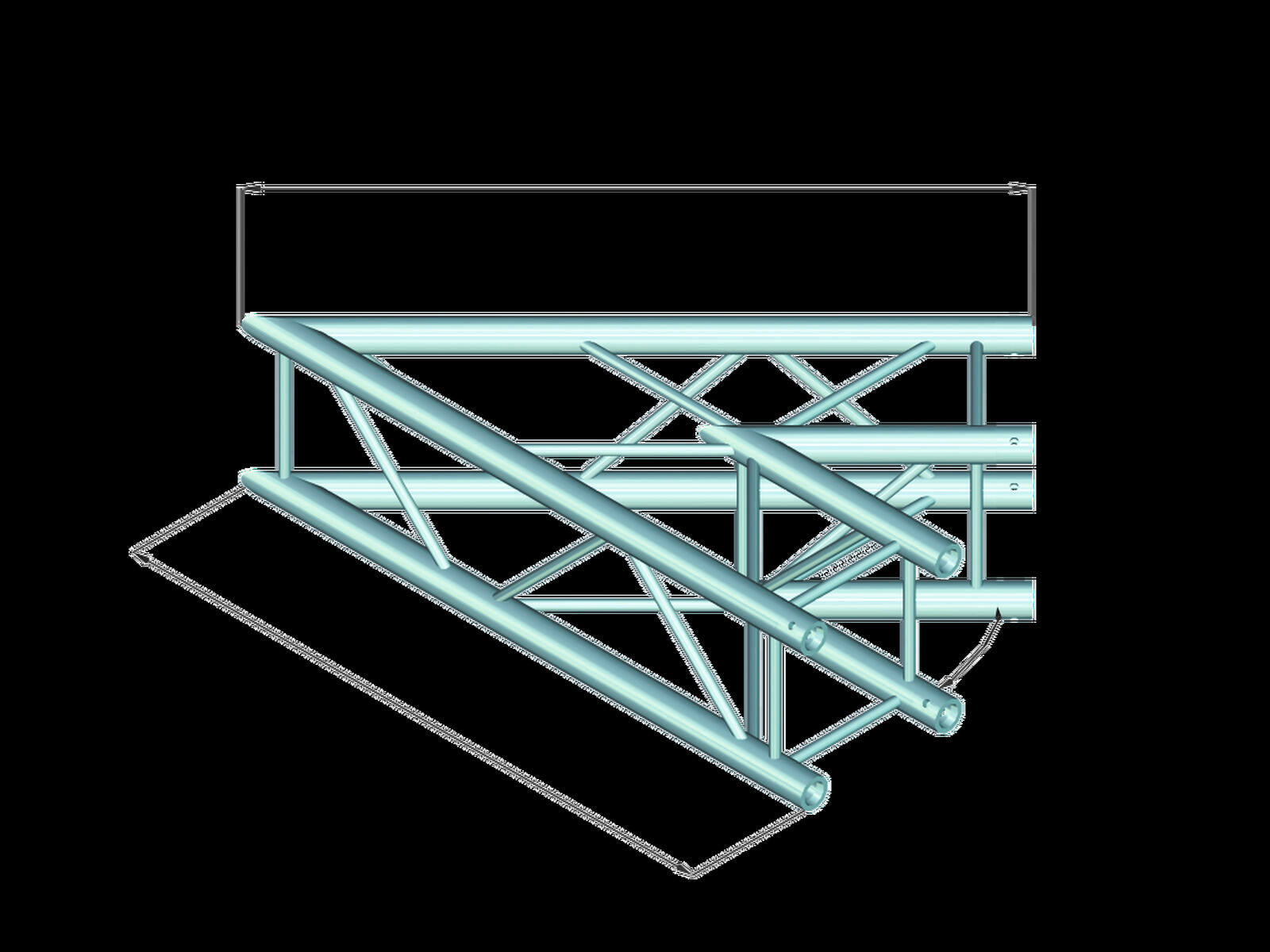ALUTRUSS DECOLOCK DQ4-PAC19 Angolo a 2 vie 45°