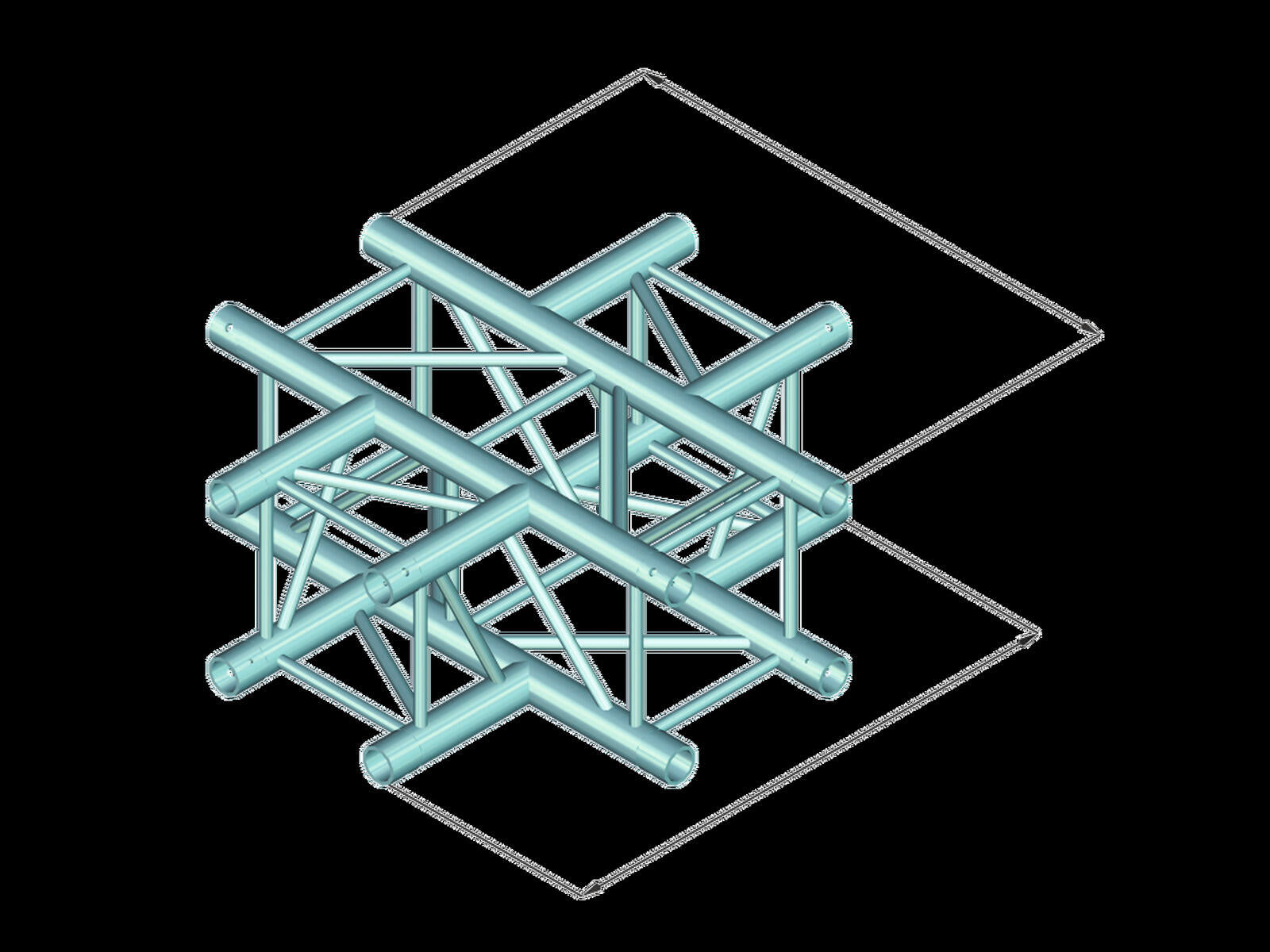 ALUTRUSS DECOLOCK DQ4-PAC41 4-way cross