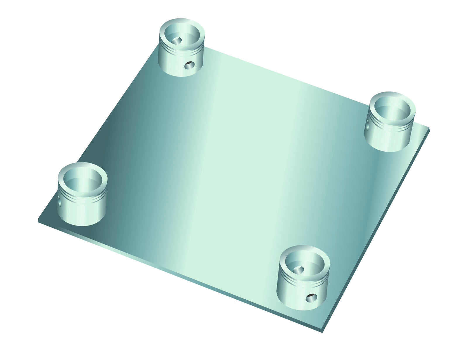 ALUTRUSS DECOLOCK DQ4-BP Piastra di base