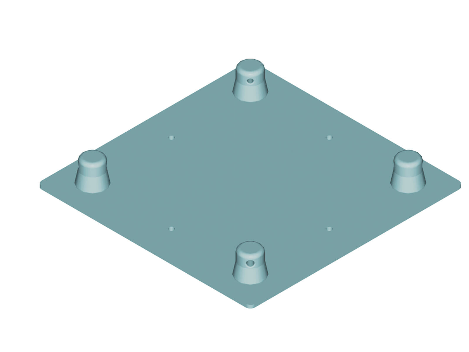 ALUTRUSS DECOLOCK DQ4-WPM Wall Plate MALE