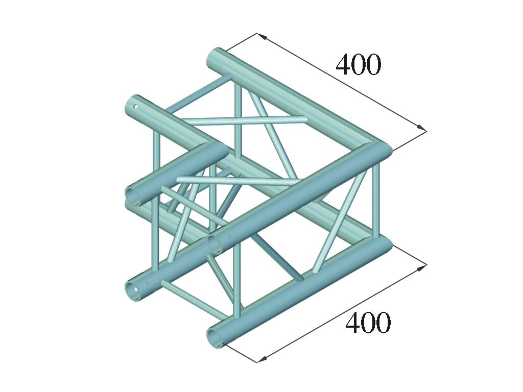 ALUTRUSS DECOLOCK DQ4-S SPAC21 2-way Corner 90°bk