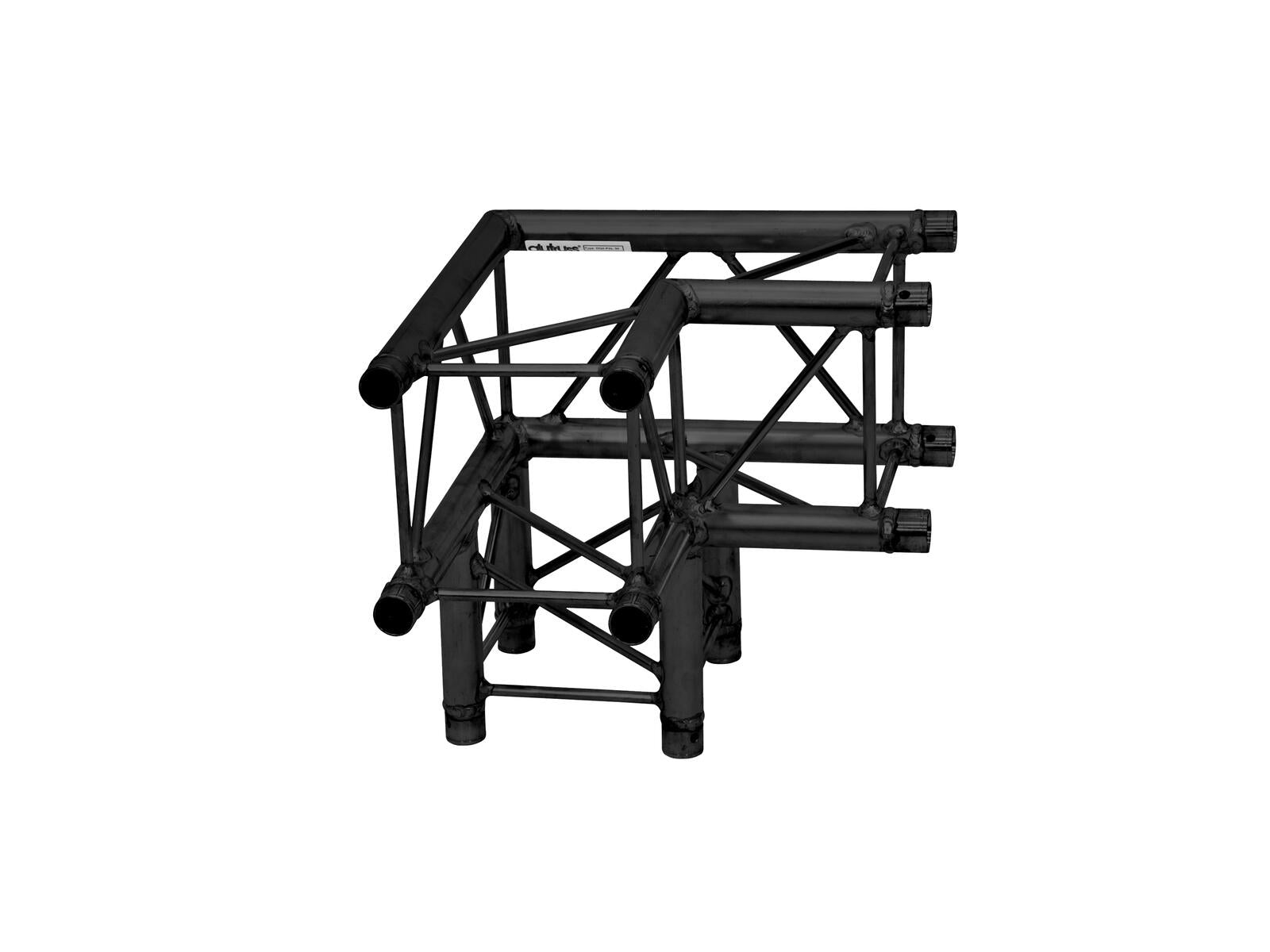 ALUTRUSS DECOLOCK DQ4-SPAL30 Angolo a 3 vie 90° nero