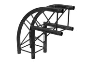 ALUTRUSS DECOLOCK DQ4-SPAC21R Angolo a 2 vie 90° nero