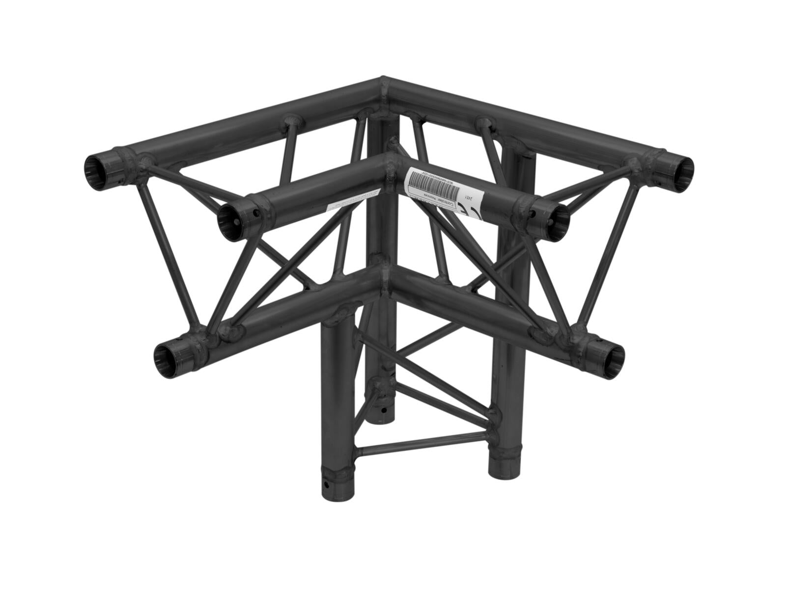 ALUTRUSS DECOLOCK DQ3-SPAL33 3-Way 90° Corner Black