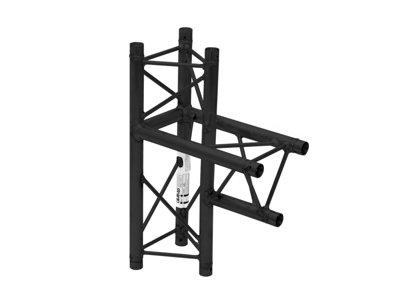 ALUTRUSS DECOLOCK DQ3-SPAT37 Pezzo a T 3 vie 90° nero
