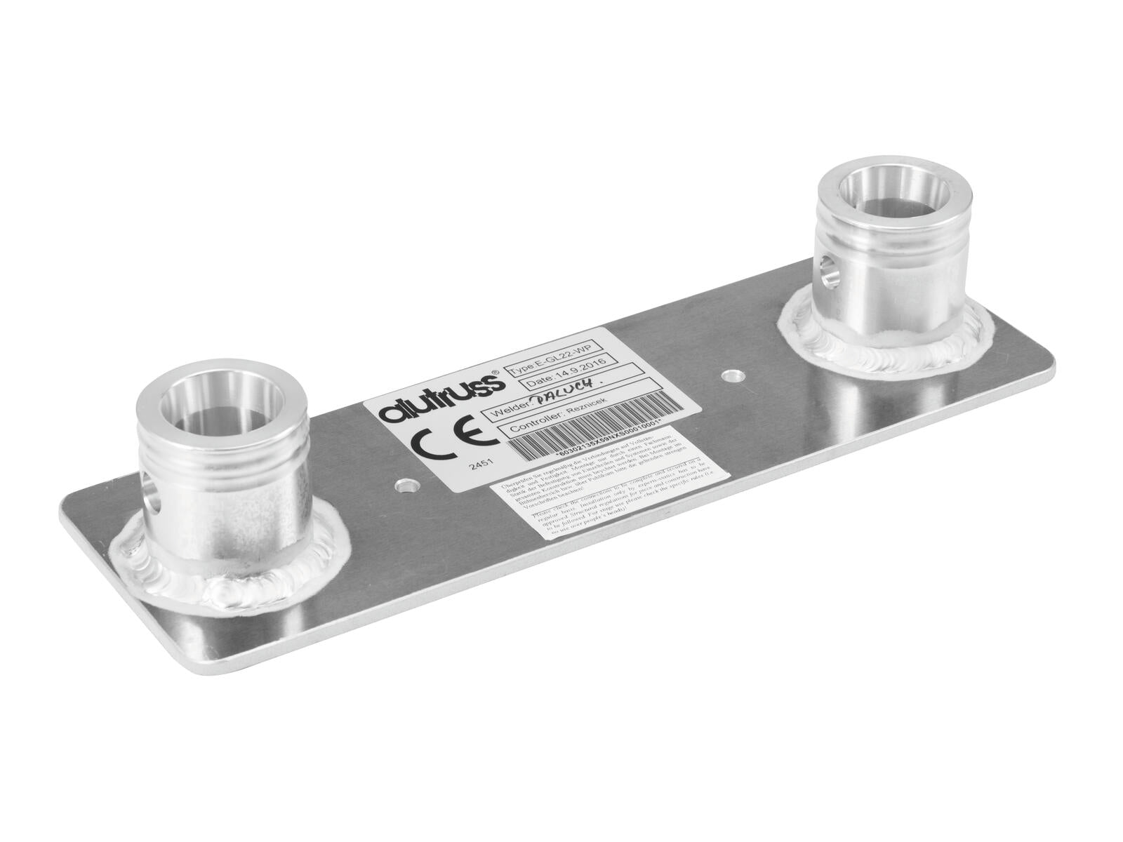 ALUTRUSS BILOCK E-GL22 Wall plate