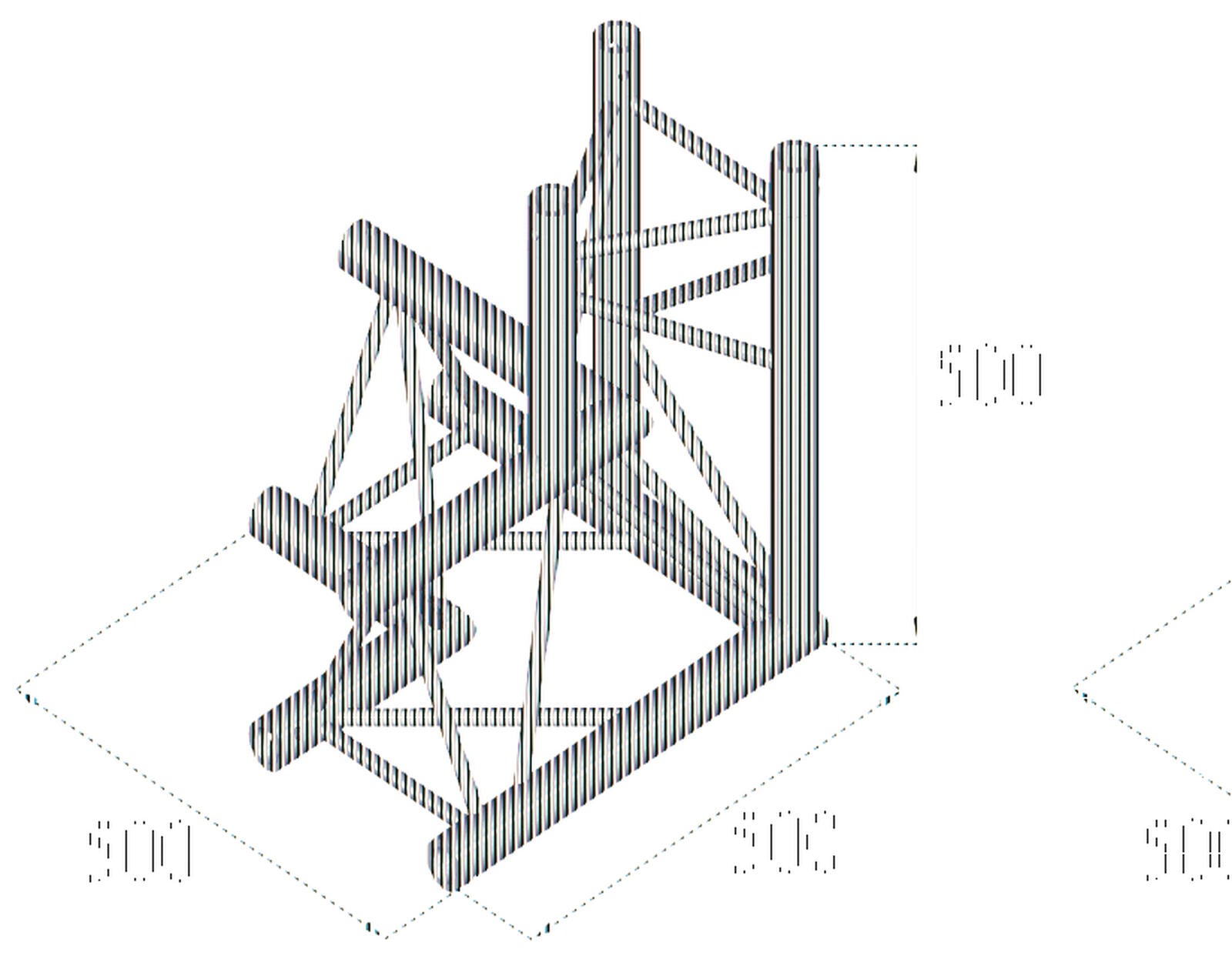 ALUTRUSS TRILOCK 6082AL-33 3-way Corner / right