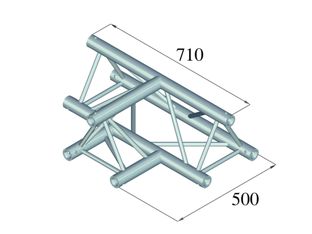 ALUTRUSS TRILOCK 6082AT-36 3-way T-piece