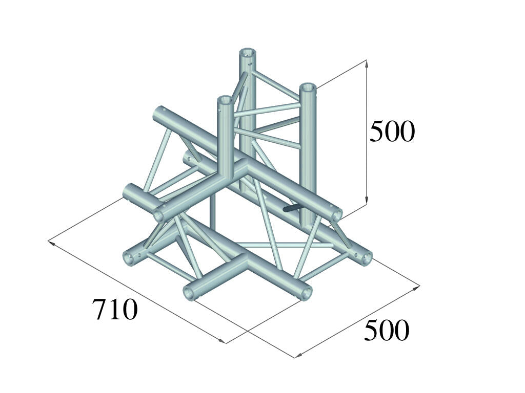 ALUTRUSS TRILOCK 6082AT-42 4-Way Corner /